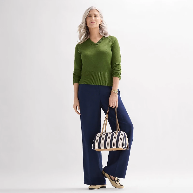 Liz Claiborne Mallory East/West Satchel