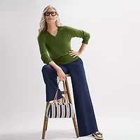Liz Claiborne Mallory East/West Satchel