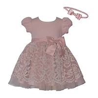 Bonnie Jean Baby Girls Puffed Short Sleeve Empire Waist Dress