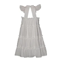 Bonnie Jean Girls Sleeveless Flutter A-Line Dress