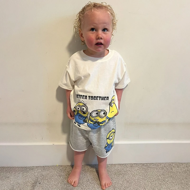 Grayson Little Toddler Boys Minions 2-pc. Short Set