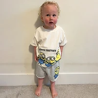 Grayson Little Toddler Boys Minions 2-pc. Short Set