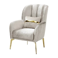 Furniture of America™  VERA Cushioned Accent Chair in Beige
