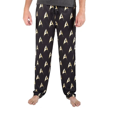 Mens Fleece Star Trek 1 Pair Pajama Pants
