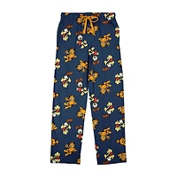 Mens Fleece Garfield 1 Pair Pajama Pants