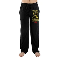 Mens Fleece Cobra Kai 1 Pair Pajama Pants