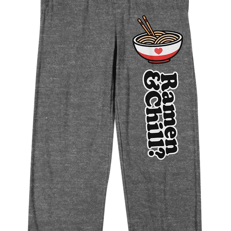 Valentines Ramen Mens Fleece 1 Pair Pajama Pants