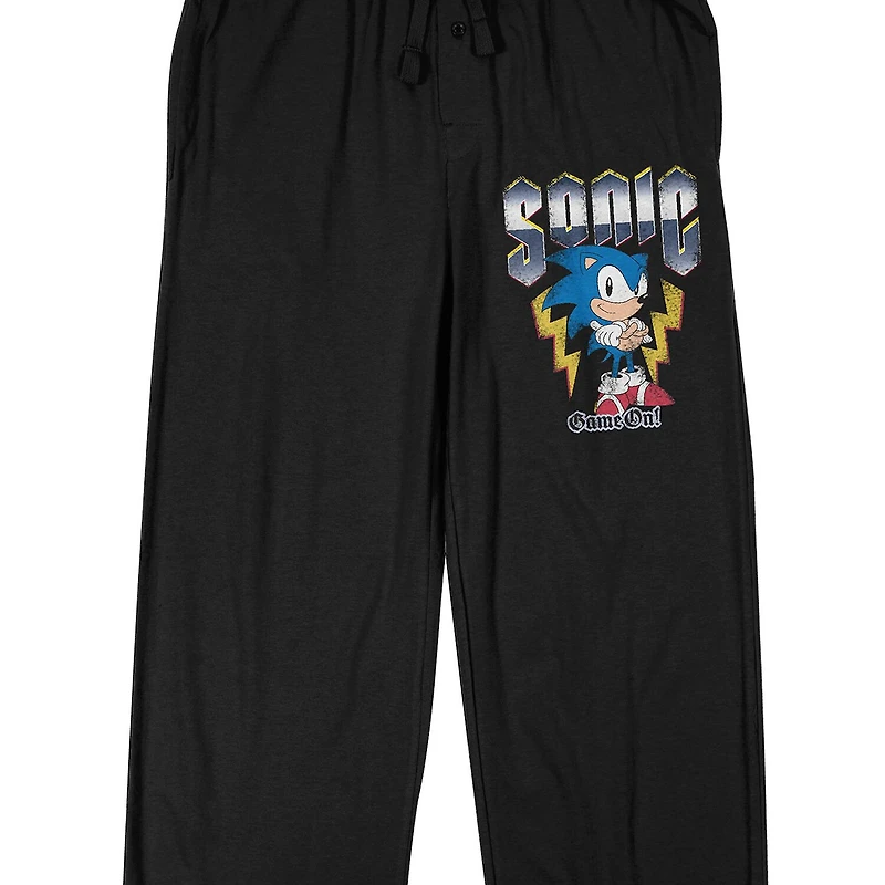 Mens Fleece Sonic the Hedgehog 1 Pair Pajama Pants