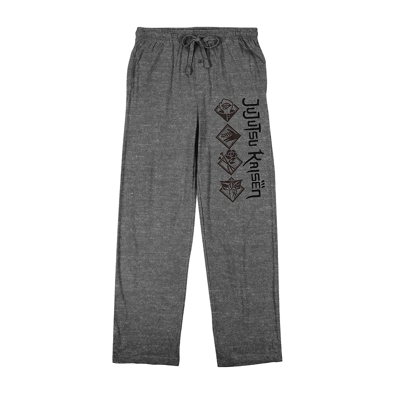Jujutsu Kaisen Mens Fleece Pajama Pants