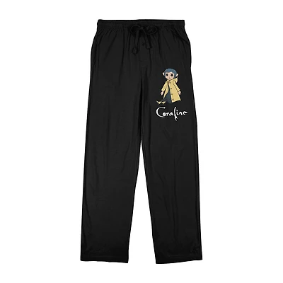 Coraline Character Mens Fleece 1 Pair Pajama Pants