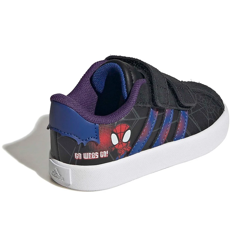 adidas Vl Court Toddler Boys Spiderman Sneakers