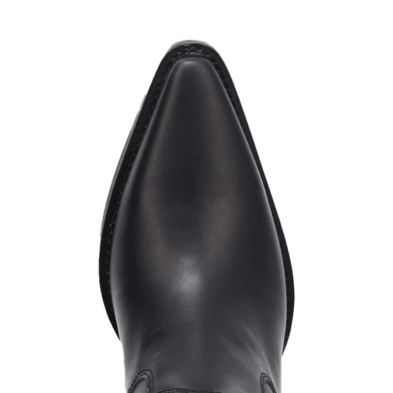 Dingo Womens Burnin' Love Leather Boot Block Heel Cowboy Boots