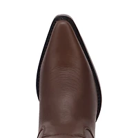 Dingo Womens Burnin' Love Leather Boot Block Heel Cowboy Boots