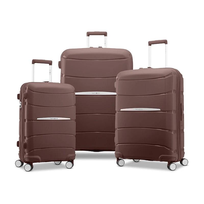 Samsonite Outline Pro 24 Inch Hardside Checked Spinner Luggage