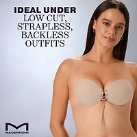 Maidenform® Womens Lace-Up Adhesive Bra MDA105