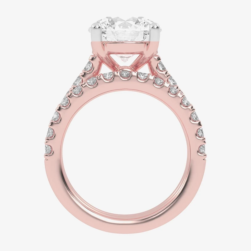 Signature By Modern Bride (G-H / Vs2-Si1) Womens 5 CT. T.W. Lab Grown White Diamond 14K Gold Round Bridal Set