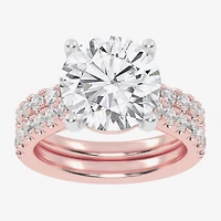 Signature By Modern Bride (G-H / Vs2-Si1) Womens 5 CT. T.W. Lab Grown White Diamond 14K Gold Round Bridal Set