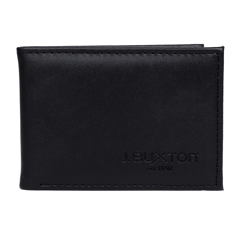 J. Buxton Garrison Front Pocket Slimfold Mens Rfid Blocking Envelope Wallet