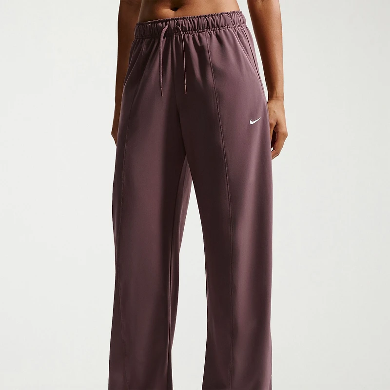 Nike Womens Wide Leg Mid Rise Regular Fit Workout Pant