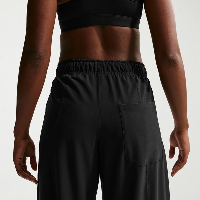 Nike Womens Wide Leg Mid Rise Regular Fit Workout Pant