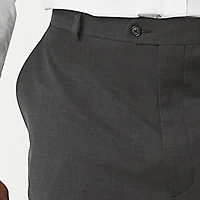 Stafford Coolmax All Season Ecomade Mens Big and Tall Classic Fit Flat Front Suit Pant