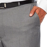 J. Ferrar Ultra Comfort Mens Big and Tall Stretch Fabric Regular Fit Flat Front Suit Pant
