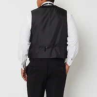 J. Ferrar Ultra Comfort Mens Big and Tall Regular Fit Tuxedo Vest