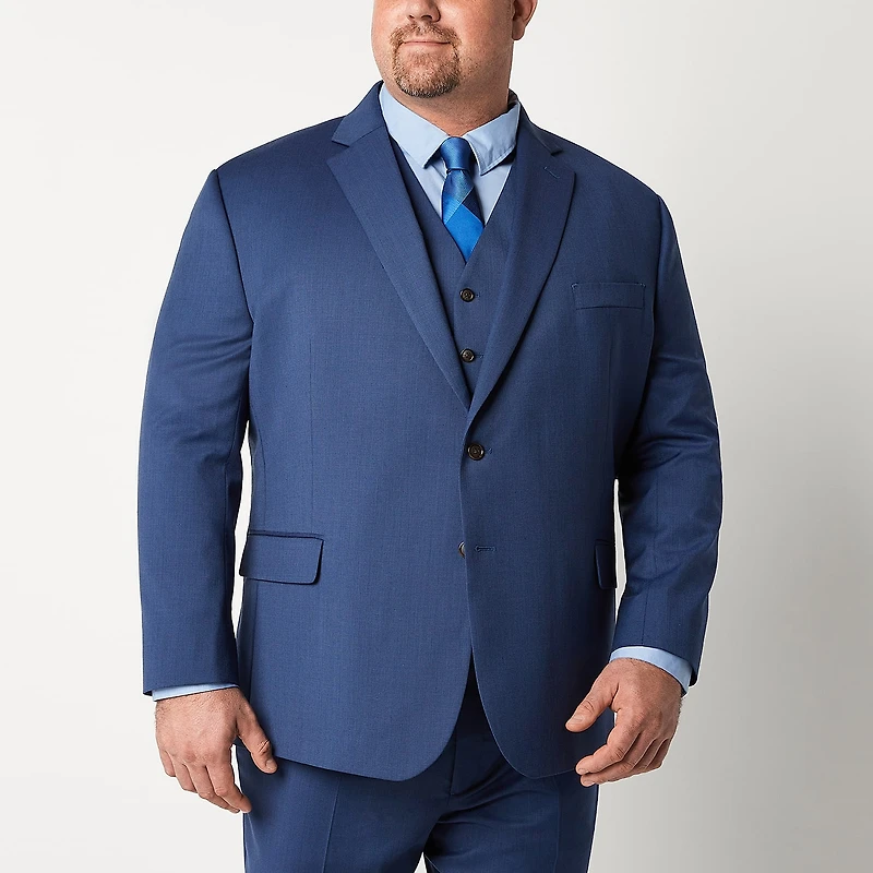 Stafford Coolmax All Season Ecomade Mens Stretch Fabric Classic Fit Big and Tall Suit Jacket