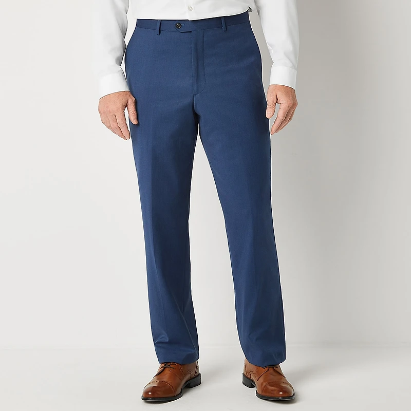Stafford Coolmax All Season Ecomade Mens Big and Tall Stretch Fabric Classic Fit Flat Front Suit Pant