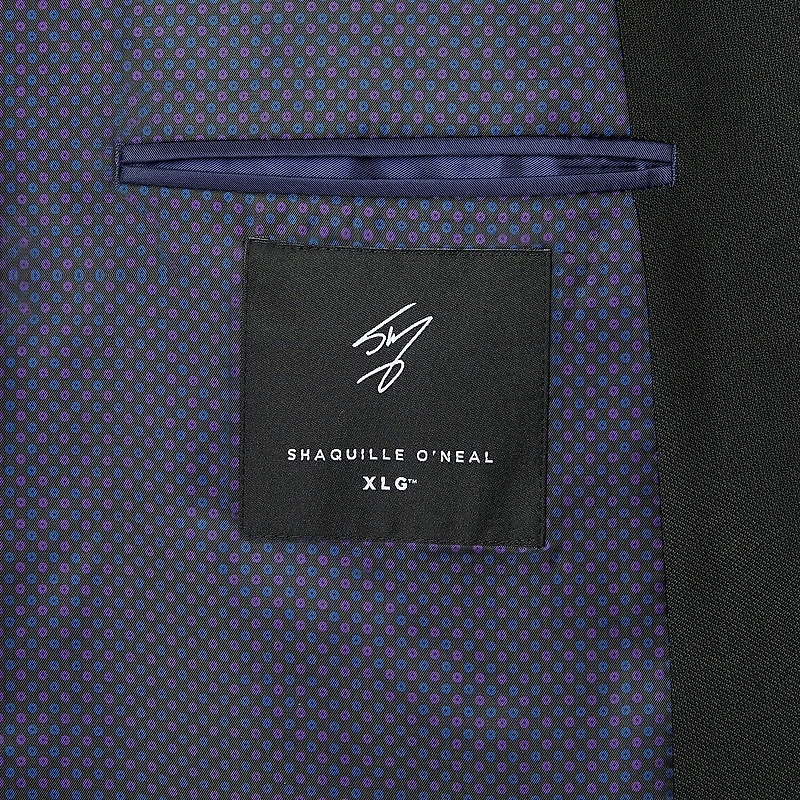 Shaquille O'Neal XLG™ Mens Stretch Fabric Classic Fit Big and Tall Suit Jacket