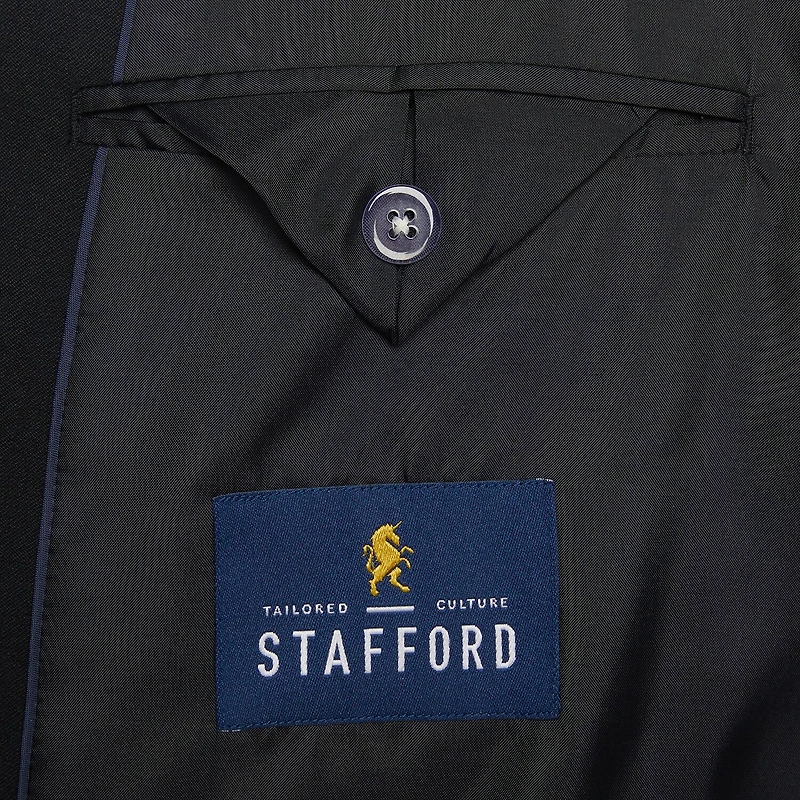Stafford Coolmax All Season Ecomade Mens Stretch Fabric Classic Fit Big and Tall Suit Jacket