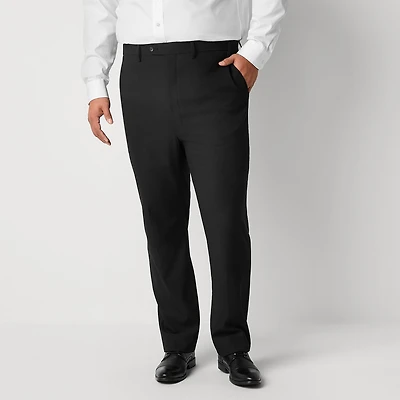 Shaquille O'Neal XLG™ Mens Big and Tall STRETCH FABRIC Classic Fit Flat Front Suit Pant