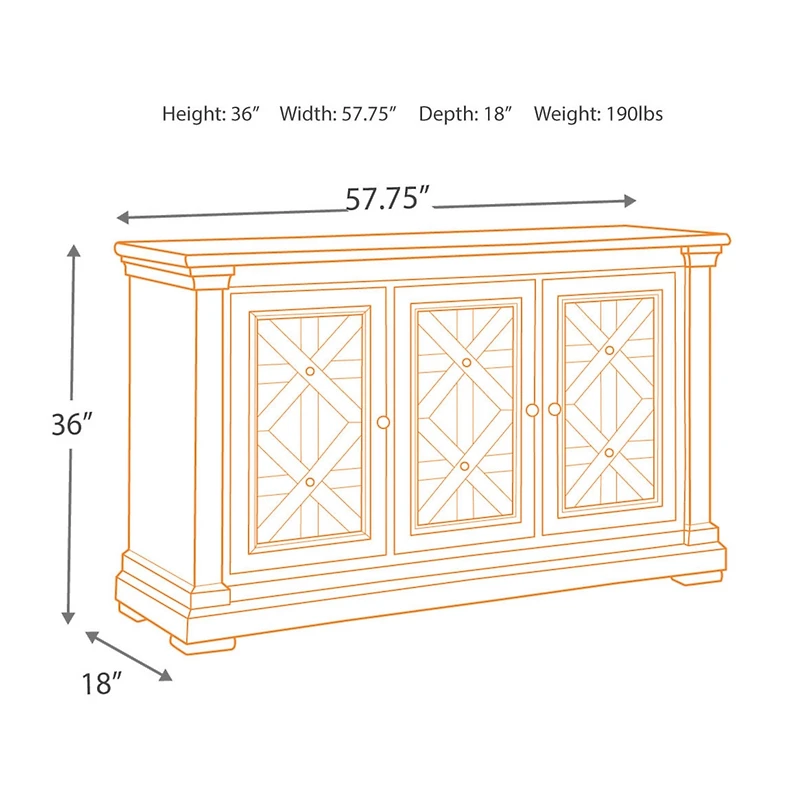 Signature Design by Ashley® Roanoke Room Server