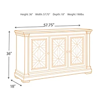 Signature Design by Ashley® Roanoke Room Server