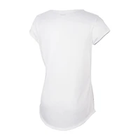 adidas Little Girls Round Neck Short Sleeve Regular Fit Graphic T-Shirt