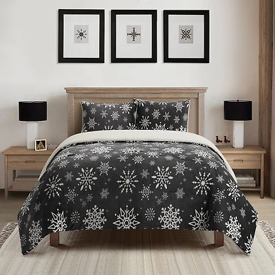 Stratford Park Rowley 3pc Geometric Midweight Comforter Set