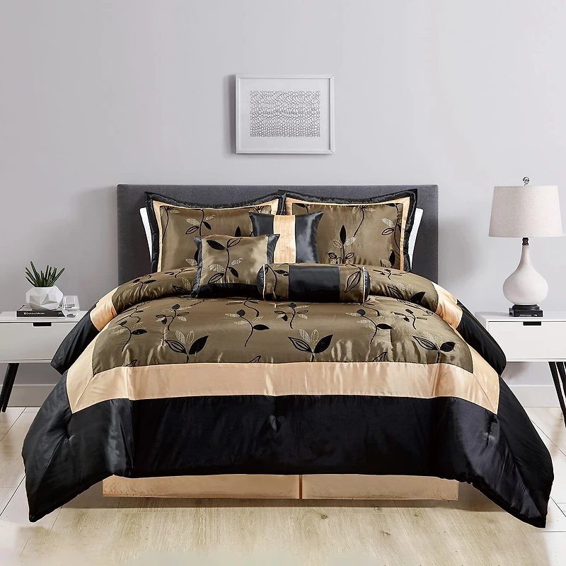 Stratford Park Astrid 7-pc. Geometric Midweight Comforter Set