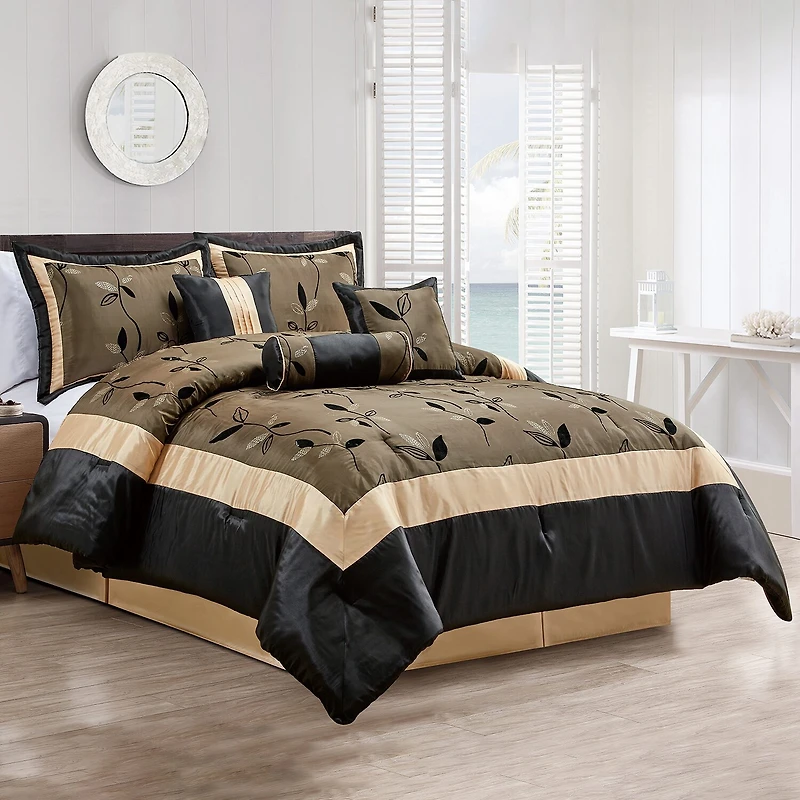 Stratford Park Astrid 7-pc. Geometric Midweight Comforter Set