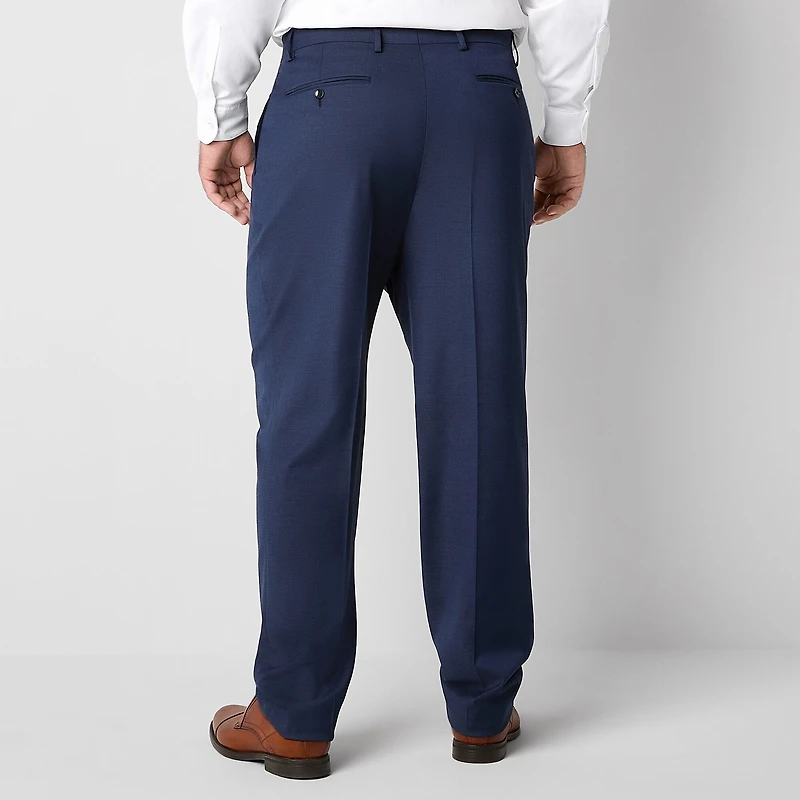 Shaquille O'Neal XLG™ Mens Big and Tall Stretch Fabric Regular Fit Flat Front Suit Pant