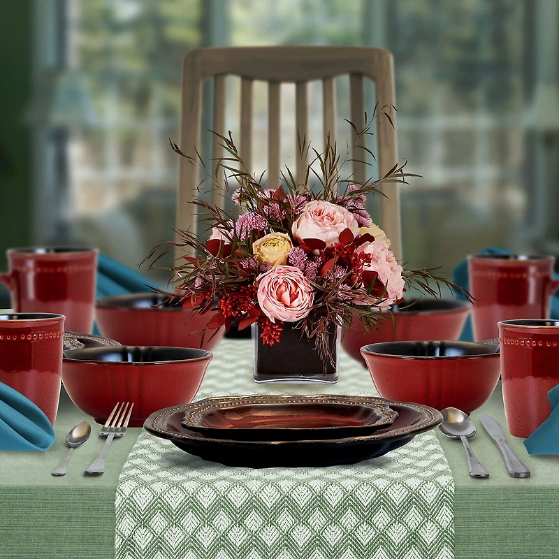 Elama Regency 16-pc. Stoneware Dinnerware Set