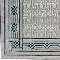 Radici Davide Bordered Indoor Round Area Rug