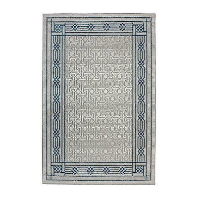 Radici Davide Bordered 5X7 Indoor Rectangular Area Rug