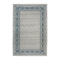 Radici Davide Bordered 5X7 Indoor Rectangular Area Rug