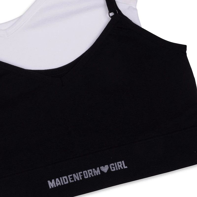 Maidenform Big Kid Girls Seamless Multi-Pack 2-pc. Bralette Rj4324-As1