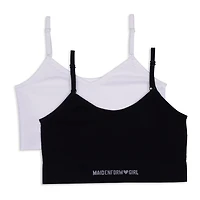 Maidenform Big Kid Girls Seamless Multi-Pack 2-pc. Bralette Rj4324-As1