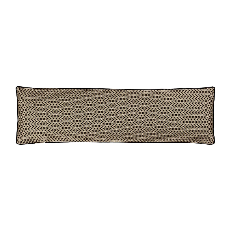 Queen Street Blythe Black & Gold Rectangular Throw Pillow