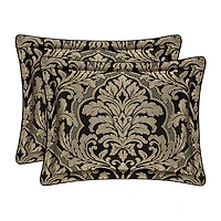 Queen Street Branson Black & Gold 4-pc. Midweight Embellished Comforter Set