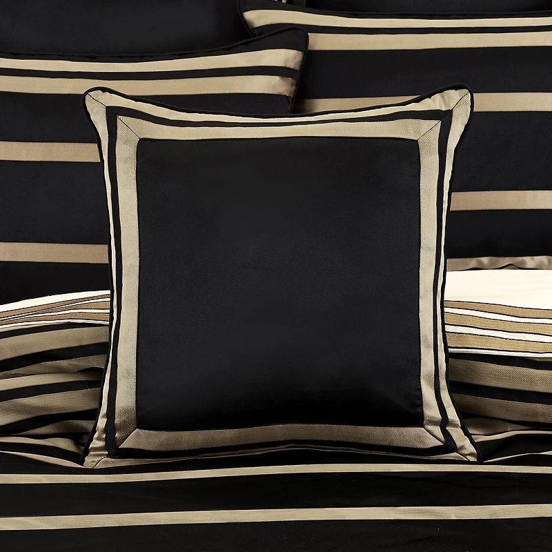 Queen Street Charleston Black Square Throw Pillow