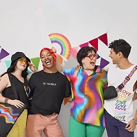 Hope & Wonder Pride Extended Sizes 'Love' Sleeveless Tank Top