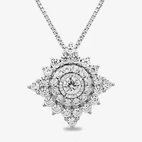 Womens / CT. T.W. Lab Grown White Diamond 10K Gold Inch Pendant Necklace